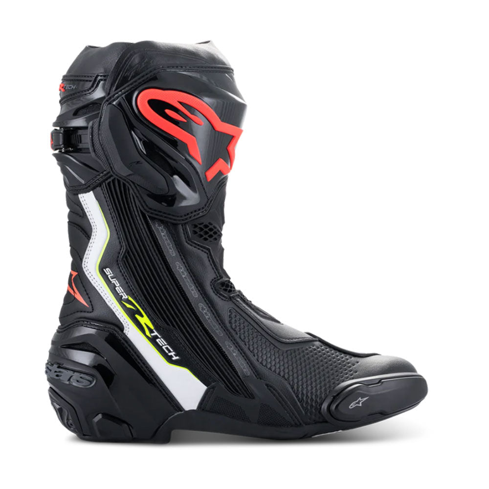 Botas Supertech R Negro Blanco Rojo Gripe Amarillo Gripe