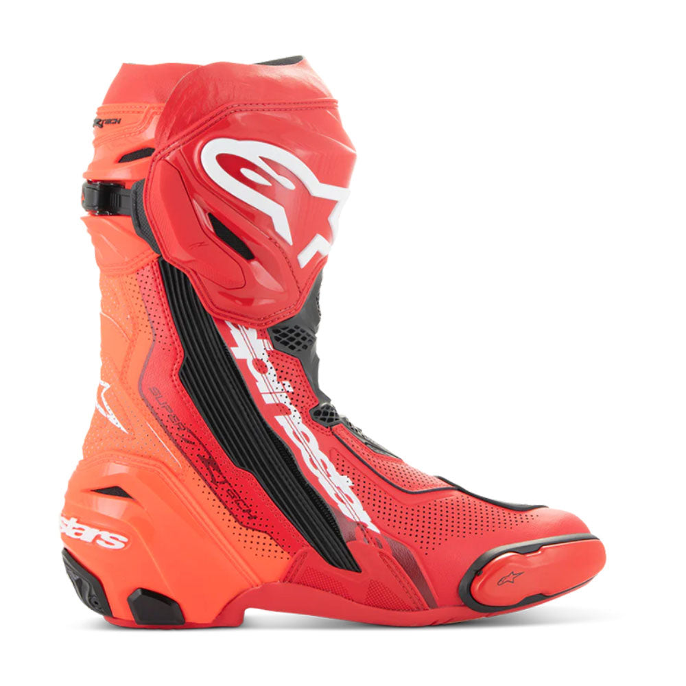 Botas Supertech R Ventiladas Rojo Brillante Rojo Fluo