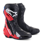 Botas Honda Supertech R Negro Rojo brillante Azul