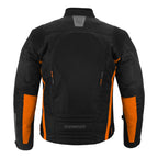 CHAQUETA DE MOTO TEXTILE MZONE VALECO NEGRO