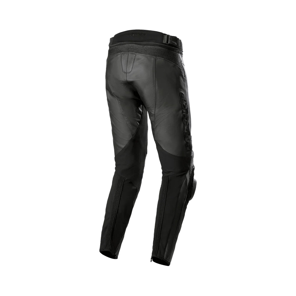 Pantalón de piel Alpinestars Missile V3 Negro / Negro