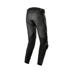 Pantalón de piel Alpinestars Missile V3 Negro / Negro