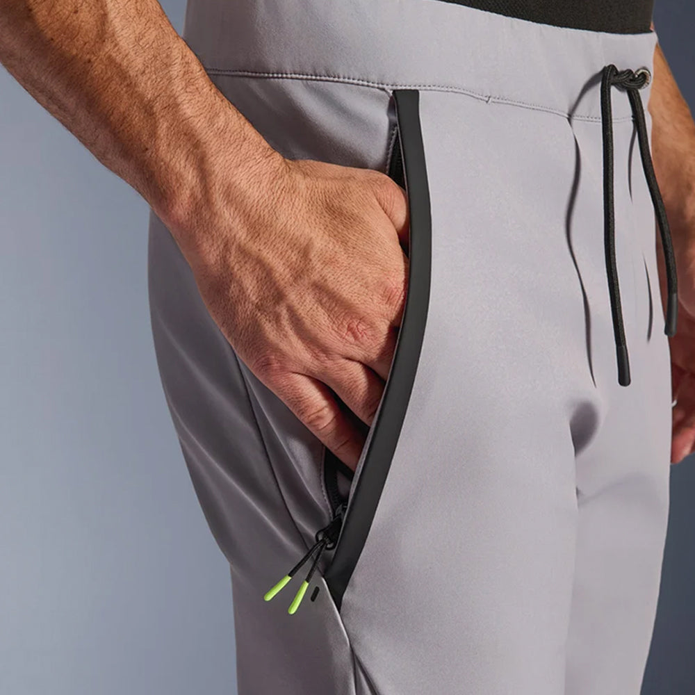Pantalón Alpinestars Aeroshell Gris / Amarillo Fluor