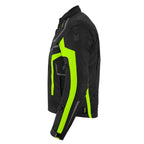 CHAQUETA DE MOTO TEXTILE MZONE VALECO NEGRO