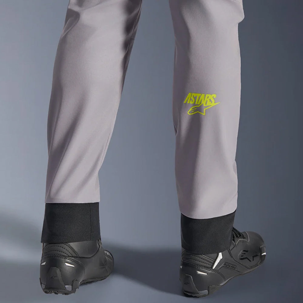 Pantalón Alpinestars Aeroshell Gris / Amarillo Fluor