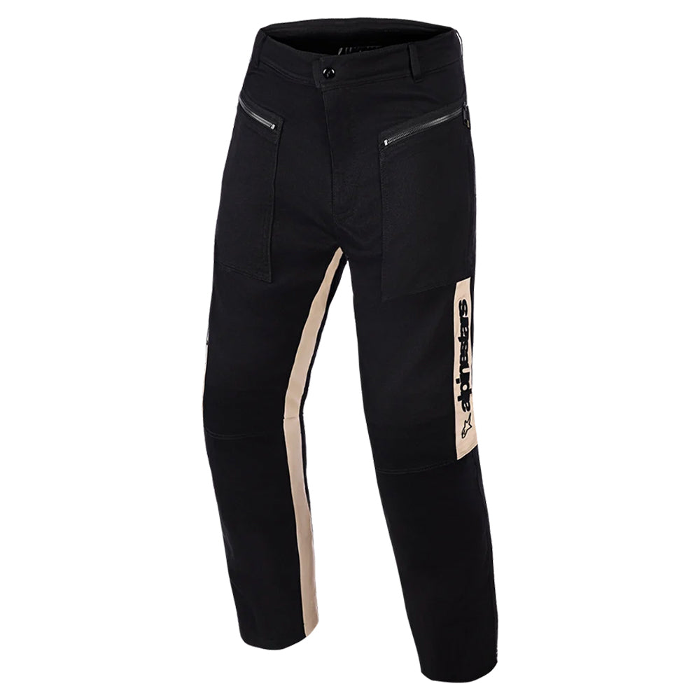 Pantalón de Moto Alpinestars Flex-AST Negro / Almendra