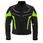 CHAQUETA DE MOTO TEXTILE MZONE VALECO NEGRO