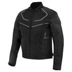 CHAQUETA DE MOTO TEXTILE MZONE VALECO NEGRO