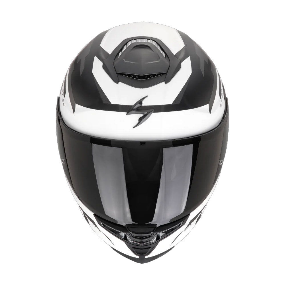 CASCO SCORPION EXO-GT SP AIR TORNADO BLANCO / NEGRO