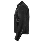 CHAQUETA DE MOTO TEXTILE MZONE VALECO NEGRO