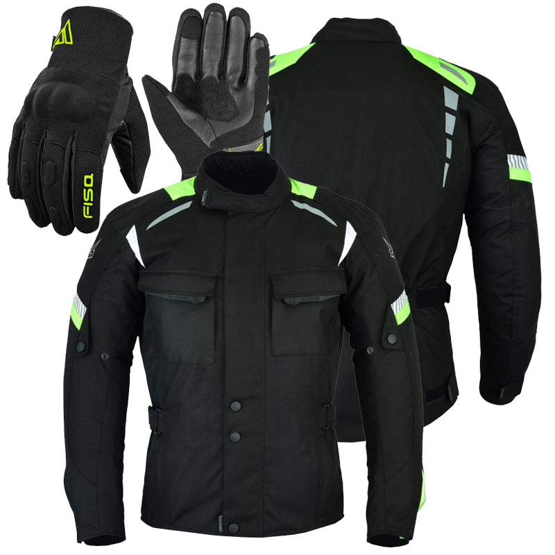 PACK MT . Chaqueta luxe , Guantes Atom
