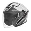 Casco Jet NOX N130 Ekto, Blanco/Negro