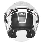Casco Jet NOX N130 Ekto, Blanco/Negro