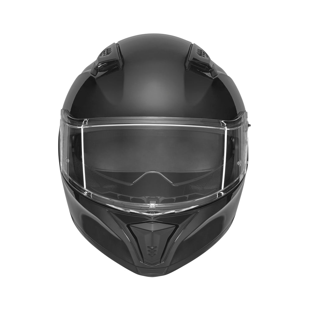 CASCO DE MOTO NOX N402 NEGRO BRILLO